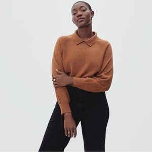 Everlane Cashmere Collared Sweater Pullover